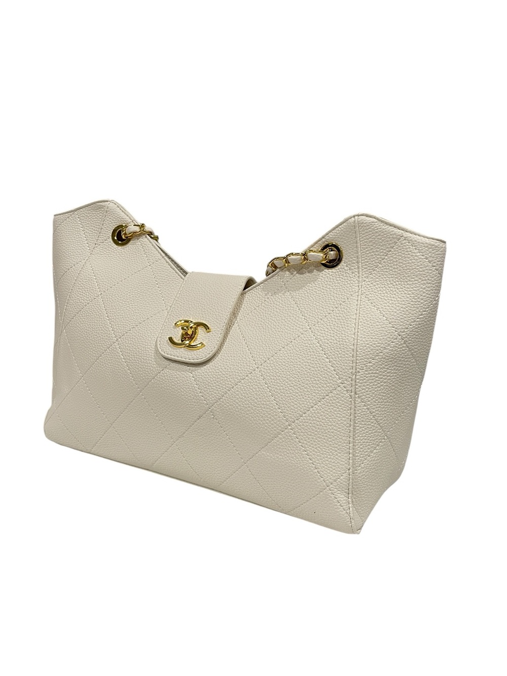 🤍Women’s White Quilted Tote Bag 🤍✨ - Picture 8 of 11